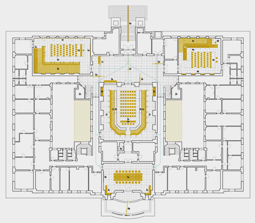 Plan arhitectural Primăria Galbenă